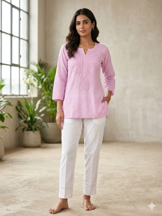 Premium Dobby Cotton Short Top
