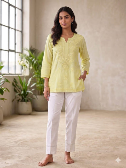 Premium Dobby Cotton Short Top