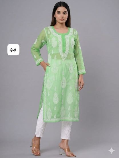 Georgette Fancy Designer Long Kurti Collection