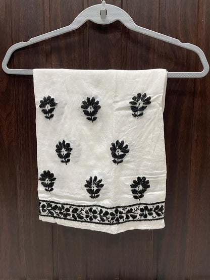 Rayon Cotton Chikan Embroidery Kurti & Plazo