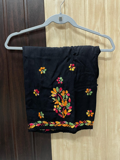 Exclusive Soft Rayon Multi Thread Plazo Set with Fine Handcrafted Chikankari Work